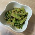 ながぴー♧'s cooksnap of when they made レンジ3分半！かぶの葉のごま和え.