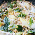 モモラッテ's cooksnap of when they made 椎茸の旨味で☆豚バラとごぼうの卵とじ丼.