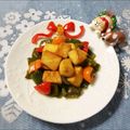 Newチヨコっと♪'s cooksnap of when they made ピーマンとはんぺんのコロコロカレー炒め.
