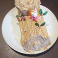 こぐま農場's cooksnap of when they made 超簡単☆バタークリームのブッシュドノエル.