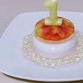 リアン's cooksnap of when they made １歳の誕生日に　ゼリーケーキ♡.