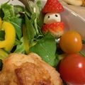 chumi♡'s cooksnap of when they made 苺とモッツァレラのサンタクロース.