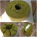 ひろぽんたん☆'s cooksnap of when they made しっとりふわふわ抹茶シフォンケーキ17㌢.