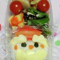 ✾ローズマリー✾'s cooksnap of when they made クリスマス★サンタさんおにぎり弁当.