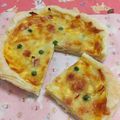 赤い電話's cooksnap of when they made ベーコン・じゃがいも・玉ねぎ簡単キッシュ.