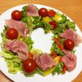 ✿maho✿'s cooksnap of when they made クリスマスリース♡サラダ.