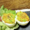♡ちょも♡'s cooksnap of when they made ゆで卵de簡単おつまみ☘️デリ風サラダ.