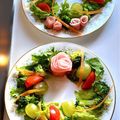 かっちゃん杉's cooksnap of when they made フルーツの花園☆クリスマスリースサラダ.