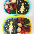 ちあき1113's cooksnap of when they made 簡単✿ホワイトクリスマスなお弁当✿のり弁.