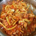 いっぺい99's cooksnap of when they made チキンのトマト煮込み✿チーズ＆ペンネ入り.