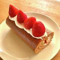 クック's cooksnap of when they made 苺の生ロールケーキ.