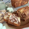 よねもも's cooksnap of when they made ココアのマーブルパウンドケーキ.