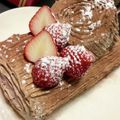 tahamo＊'s cooksnap of when they made クリスマスケーキ☆ＨＭ☆ブッシュドノエル.