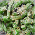 yunaochan's cooksnap of when they made いんげんのオイマヨ和え♫♬.