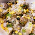 ゆなゆいのママちゃん's cooksnap of when they made ツナと小松菜の炒飯.