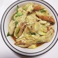 pucyipan's cooksnap of when they made 安い！簡単！ヘルシー♡竹輪の卵とじ.