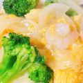 りーとぽん's cooksnap of when they made ブロッコリーと卵、むきエビのあんかけ.
