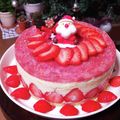 あかぴーー's cooksnap of when they made クリスマス☆ホワイトチョコのムースケーキ.