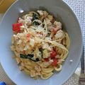 しらたまこむぎ's cooksnap of when they made バジルとひき肉のエスニックパスタ　.