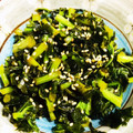 ミッキーこむぎ's cooksnap of when they made カルシウムたっぷり☆大根の葉のエゴマ炒め.