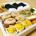 LimeLunch's cooksnap of when they made お弁当に！かぼちゃサラダをハムで巻くだけ.