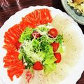 山﨑生姜農園's cooksnap of when they made 5分で完成♬真鯛のカルパッチョ.