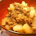 ママdeko's cooksnap of when they made ❀ひき肉と大根の♬ピリ辛炒め❀.
