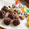maroboo's cooksnap of when they made 簡単で可愛い！マシュマロ雪だるま2015.