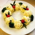 maroboo's cooksnap of when they made クリスマス♡簡単！リースなポテトサラダ★.