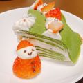 Calisto's cooksnap of when they made クリスマスに！イチゴでサンタ♥.