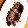 maezuchu's cooksnap of when they made うちのステーキに♪バルサミコソース.