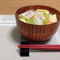 Yukiまむ's cooksnap of when they made 白味噌の具沢山味噌汁♪ほんのり甘くて美味.