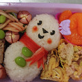 クックJIO4Q8☆'s cooksnap of when they made まん丸雪だるまのお弁当☆幼稚園　3歳.