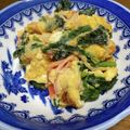 ma2kaboch's cooksnap of when they made ゴマ油香る❤ほうれん草＆かにカマの卵とじ.