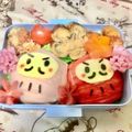 canelé032's cooksnap of when they made キャラ弁♡だるまさん.