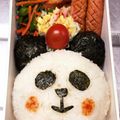 ふぅさん。's cooksnap of when they made 初心者でも簡単♪パンダキャラ弁.