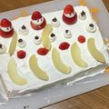 クック923EZH☆'s cooksnap of when they made コストコ風♪苺のクリスマスケーキ☆.