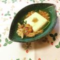 yesmama's cooksnap of when they made 簡単ななめこ豆腐鶏肉入り美味♬.