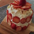 餃子たろう's cooksnap of when they made 材料3つで簡単★米粉のスポンジケーキ.