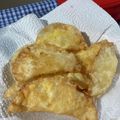青チェ's cooksnap of when they made 簡単！餃子の皮でアップルパイ.