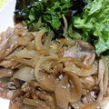 ムーミン☆ママ's cooksnap of when they made 豚こまもとろとろ〜玉ねぎたっぷり生姜焼き.