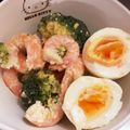 zu87's cooksnap of when they made 海老とブロッコリーのクリーミー胡麻サラダ.