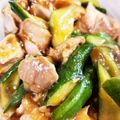 ゆるмαмα's cooksnap of when they made 鶏肉ときゅうりのラー油漬け★作り置き.