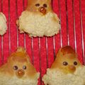 ママバナナin北欧's cooksnap of when they made サンタクロース☆クリスマス！パン.