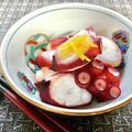 お料理ニャロメ's cooksnap of when they made お正月に柚子香る♪酢だこ
