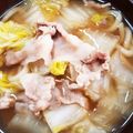 tabecco's cooksnap of when they made ゆず胡椒で♡白菜と豚バラの温かうどん.