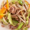ちゃろみん's cooksnap of when they made シャキっと肉野菜炒め【レンジ2分20秒】.