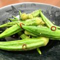 Superlittleboo's cooksnap of when they made ✿オクラのきんぴら✿.