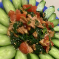 nori-kun's cooksnap of when they made ごま風味、ほうれん草とトマトのサラダ.