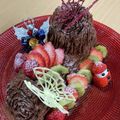 クックZP2HYD☆'s cooksnap of when they made ブッシュドノエルonきのこの山.